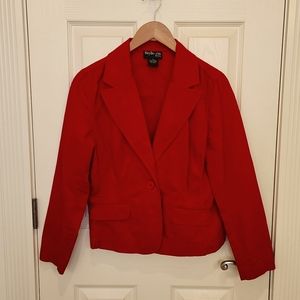 Style & Co. Petite red dress jacket. Size M